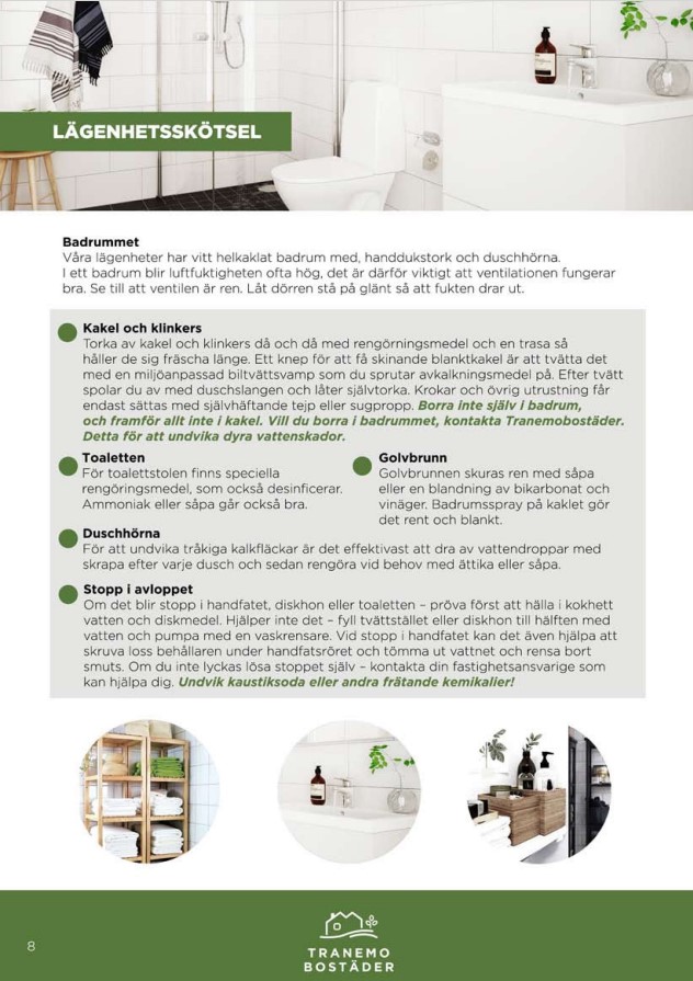 Tips för badrums-städning (PDF)